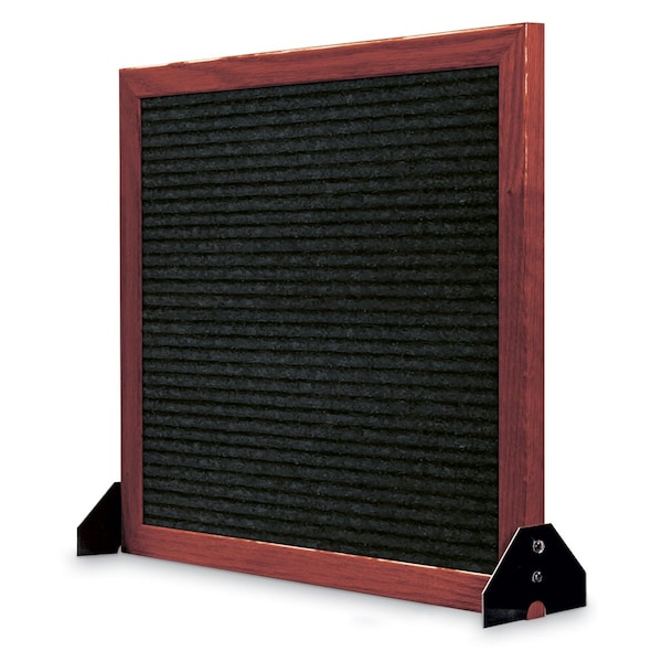Indoor Enclosed Combo Board, 48"x36", Bronze Frame/Blue & Buff